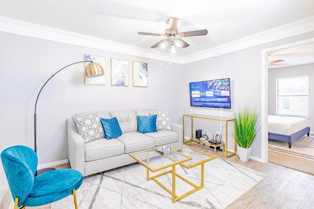 Central 1Br King Bed Suites, Close To Downtown & Domain Austin Bagian luar foto